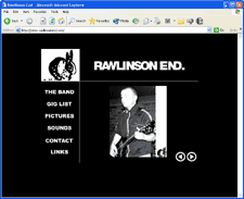 Band website