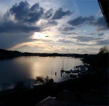 View from our room at Mikolajki